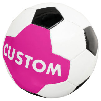 Custom Personalized PINK Soccer Football Fußball