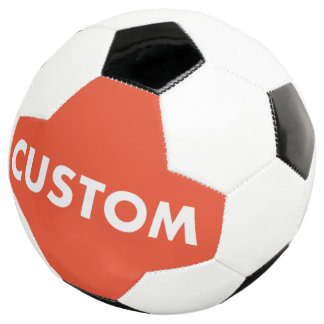 Custom Personalized RED Soccer Football Fußball