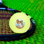 Custom Personalized Tennis Player Photo Tennisbälle<br><div class="desc">Fun novelty gift for your favorite tennis ace. Single or doubles players will love this photo tennis ball. Perfect for out on the court or as a display in your office. Add your favorite photo of your family,  pet,  business or person.</div>