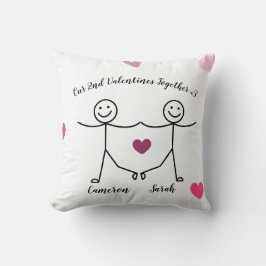  Custom Personalized Valentines Pillow  Kissen
