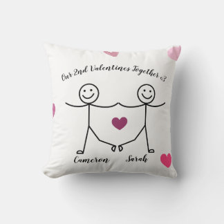  Custom Personalized Valentines Pillow  Kissen