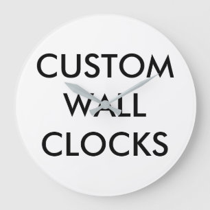 Custom Personalized Wall Clock Blank Template Große Wanduhr