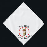 Custom Pet Bandana – “Fur Real, I Love Recess!”  Halstuch<br><div class="desc">Let your furry friend show their school spirit with this adorable and funny custom pet bandana designed just for teachers and educators! Featuring the phrase “Fur Real, I Love Recess!” and a spot to upload your own pet’s photo, this bandana is the purr-fect accessory for your classroom companion. Whether your...</div>