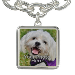 Custom Pet Foto Charm Bracelet Armband