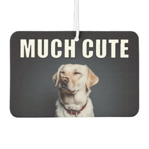Custom Pet Foto Funny Much Niedlicher Meme Stil Autolufterfrischer