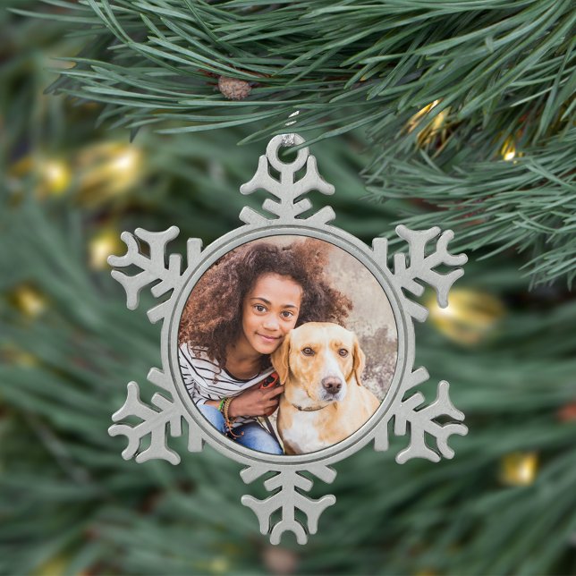 Custom Pet Foto Holiday Ornament (Von Creator hochgeladen)