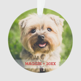 Custom Pet Foto Niedlich Dog Katze Weihnachtsbaum Ornament