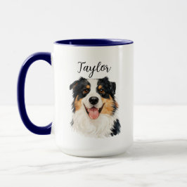 Custom Pet from Photo & Name – Personalized Dog Tasse