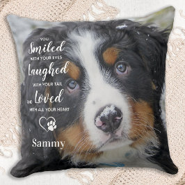 Custom Pet Memorial - Dog Remembranation Geschenk  Kissen