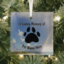 Custom Pet Memorial Rainbow