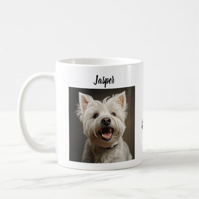 Custom Pet Mug Using Your Photo & Name Kaffeetasse (Links)