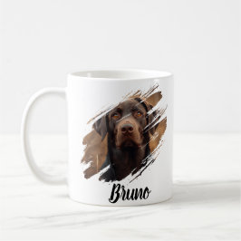 Custom Pet Photo Name Dog Lover Gift Dog Mom Mug Kaffeetasse