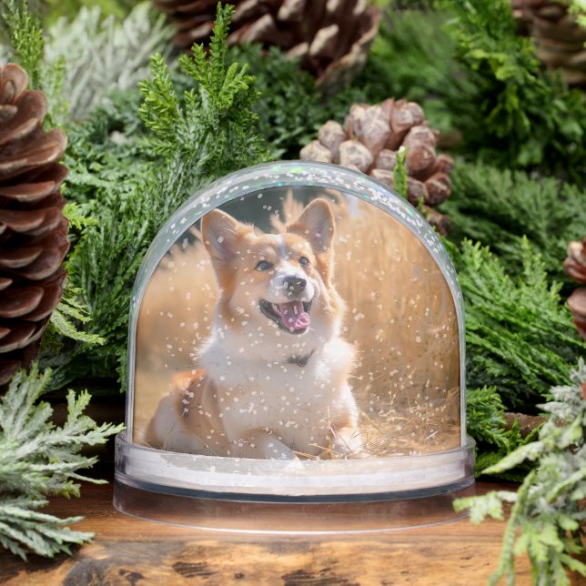 Custom Pet Photo Schneekugeln (Winter)