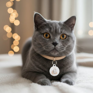 Custom Pet Tag "I m Lost Call My Mama" Personalisi Haustiermarke