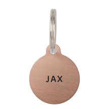 Custom Pet Tag Minimalist Name Dog Cat