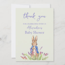Custom Peter das Kaninchen Baby Dusche Danke