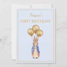 Custom Peter der Rabbit erste Geburtstag