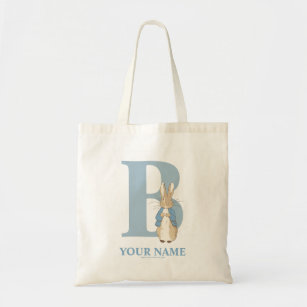 Custom Peter Rabbit - Letter B Tote Bag Tragetasche