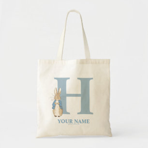 Custom Peter Rabbit - Letter H Tote Bag Tragetasche