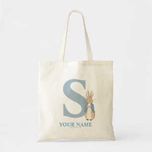 Custom Peter Rabbit - Letter S Tote Bag Tragetasche