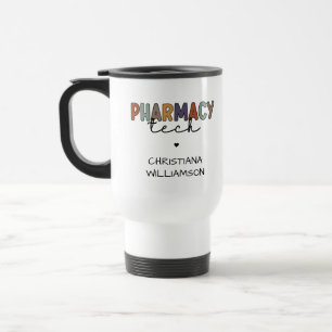 Custom Pharmacy Tech Retro Pharmacy Technique Reisebecher