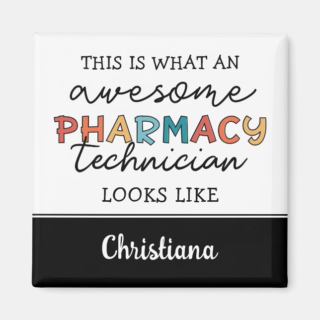 Custom Pharmacy Technique Phantastisch Funny Magnet (Vorne)