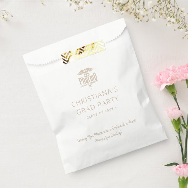 Custom PharmD Doctor of Pharmacy Graduation Party Geschenktütchen (Versiegelt)