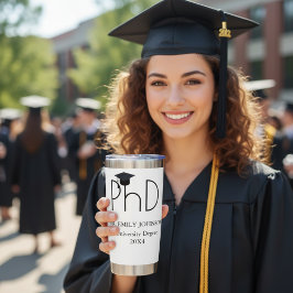 Custom PhD Graduation Travel Thermobecher