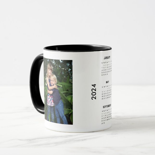 Custom Photo 2024 Calendar Tasse