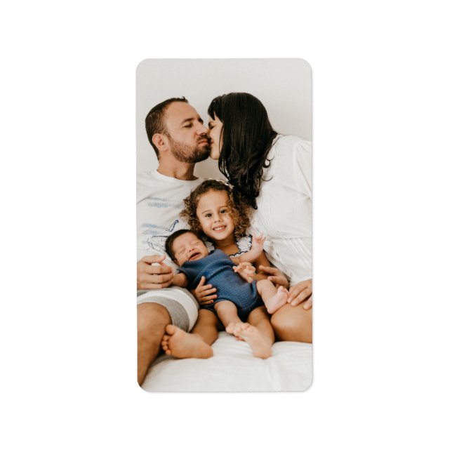 Custom Photo Adressaufkleber (Vorne)