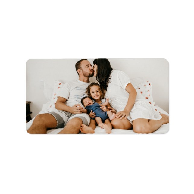 Custom Photo Adressaufkleber (Vorne)