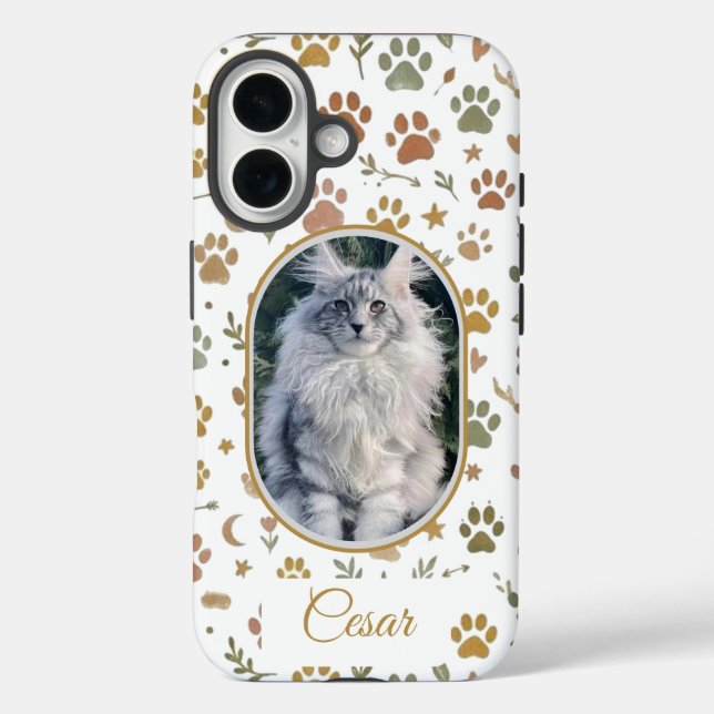Custom Photo and Name Pet Memorial Phone Case (Rückseite)