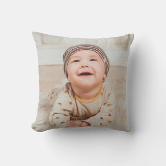 Custom photo and text Christmas Kissen