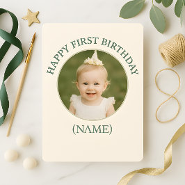 Custom Photo Birthday Sticker -Personal Invitation Einladung