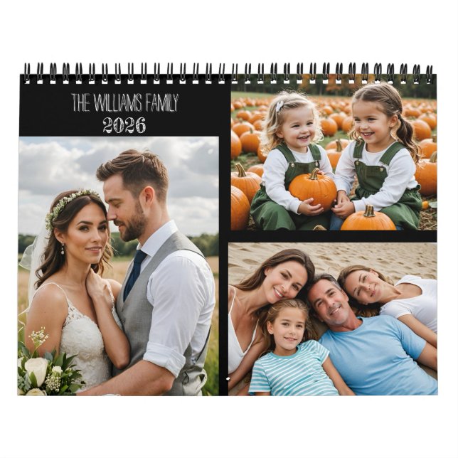 Custom Photo Calendar – Full-Page Monthly Photos,  Kalender (Titelbild)