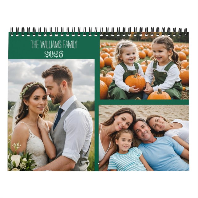 Custom Photo Calendar – Full-Page Monthly Photos,  Kalender (Titelbild)
