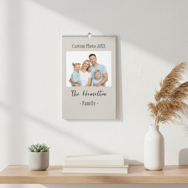 Custom Photo Calendar, Rustic Wall Design Kalender (Von Creator hochgeladen)