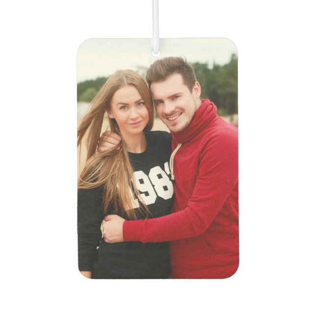 Custom Photo Car Air Freshener Personalized Car  Autolufterfrischer (Vorderseite)