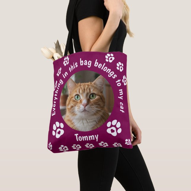 Custom Photo Cat Lover Tote Bag (Von Nahem)