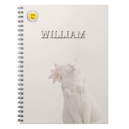 Custom photo cat pet notebook notizblock