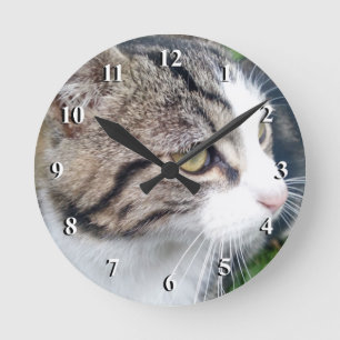 Custom photo clock   Add your image here Runde Wanduhr