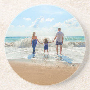 Custom Photo Coaster - Your Own Design - Summer Getränkeuntersetzer