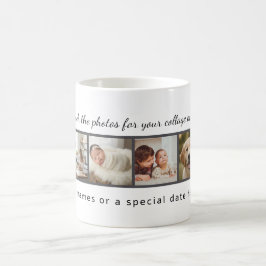 Custom Photo Collage Mug – Your Photo & Your Text  Kaffeetasse