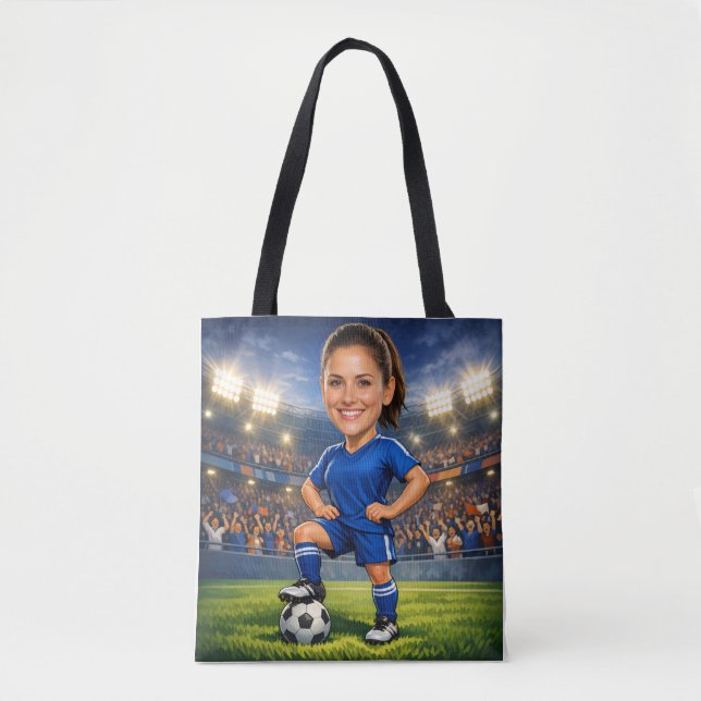 Custom Photo-Face Soccer/Football Star Caricature  (Vorderseite)