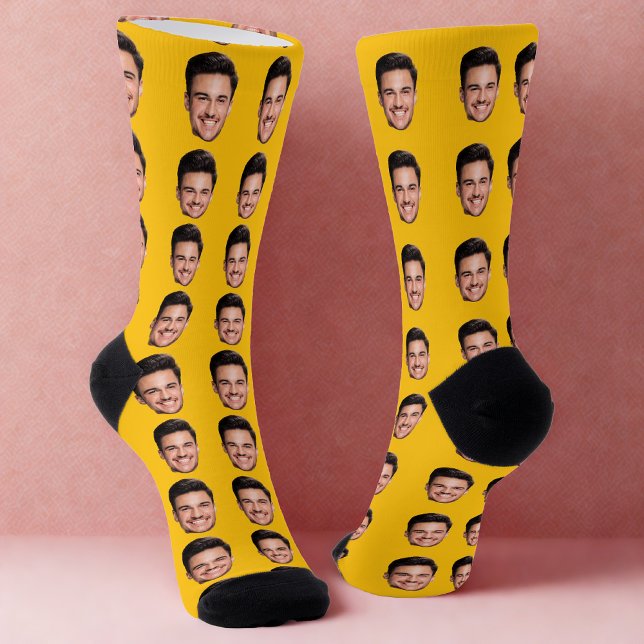 Custom Photo Face Socks Socken (Von Creator hochgeladen)