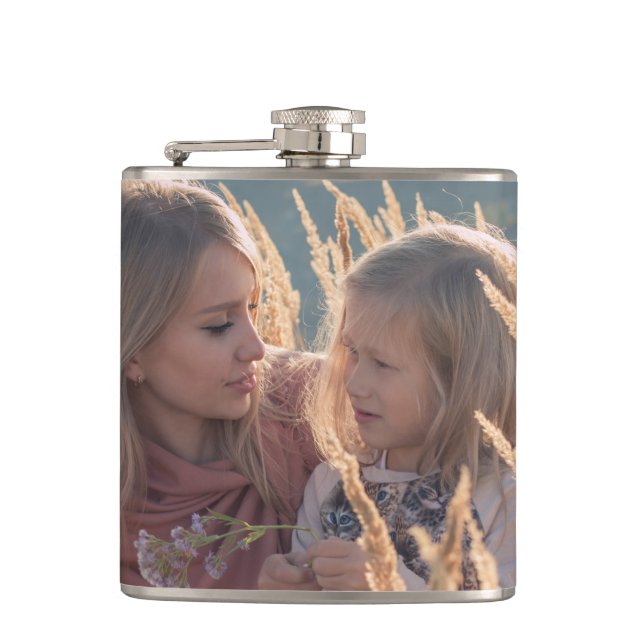 Custom Photo Flask Flachmann (Vorderseite)