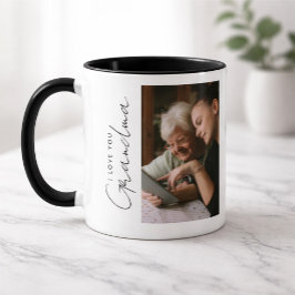 Custom Photo I love you Grandma Tasse