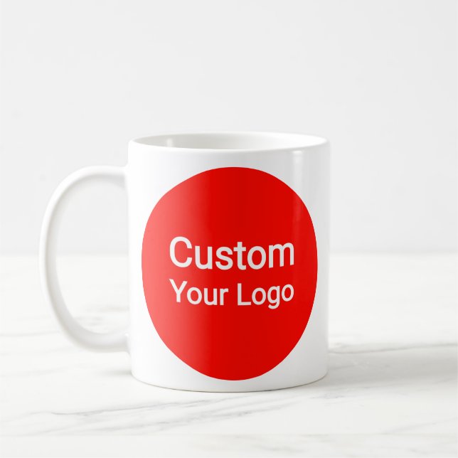 Custom Photo & Logo  | Personalized Kaffeetasse (Links)