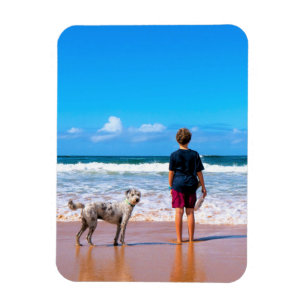 Custom Photo Make Your Own Design - I Love My Pet  Magnet