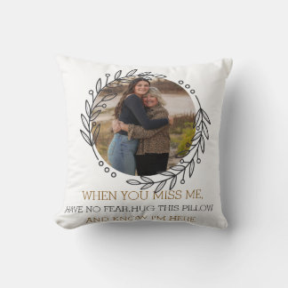 Custom Photo Memorial Pillow In Loving Memory Kissen
